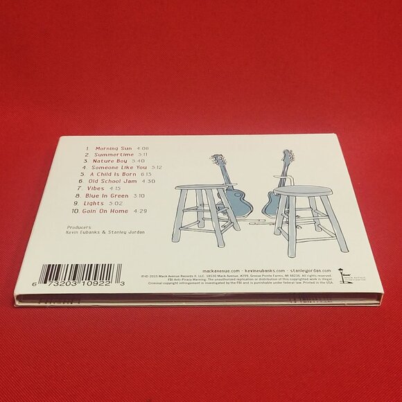 Kevin Eubanks Stanley Jordan Duets CD 2015 Signed - Picture 4 of 9